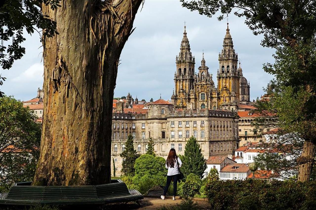 Apartamento De Diseno Centrico Con Terraza Espectacular サンティアゴ・デ・コンポステーラ エクステリア 写真